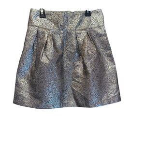 213Industry. Women’s Metallic Zipper Mini Skirt. Size Medium.